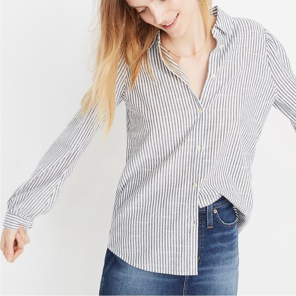 NWOT Madewell Stripped Button Down